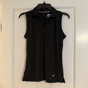 Slazenger Black Sleeveless Women's Golf Top